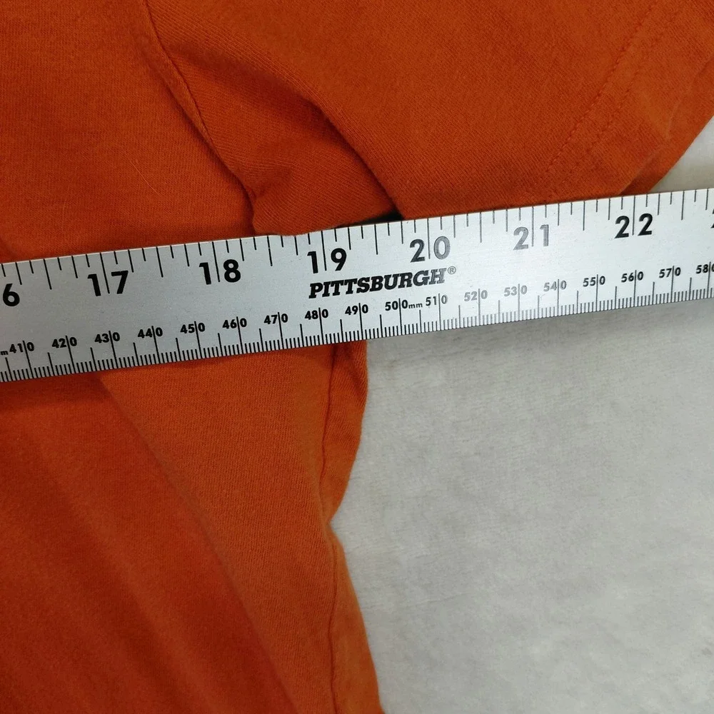 The North Face Mens Orange Never Stop Exploring Graphic T-Shirt Size M Medium
